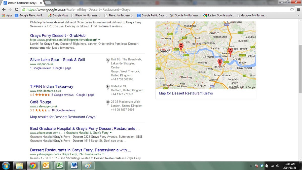New entrant to UK restaurant sector dominates local search