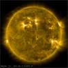 'Twisted rope' of charged particles precede solar storms