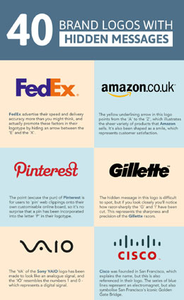 Using hidden messages to give brand logos some 'Oomph'