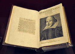 No, this is not the First Folio in question, but one of the very few known to exist, and very like the one just discovered in Lille. (Image: Public Domain)