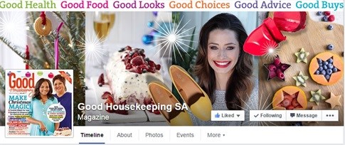 Good Housekeeping SA's Facebook page