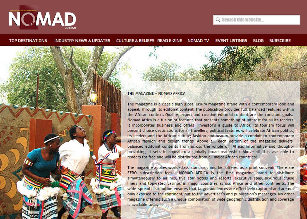 Nomad refreshes website for 2015