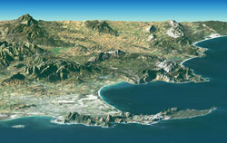 The aim to make Cape Town and the Western Cape a most attractive investment destination. (Image: NASA)