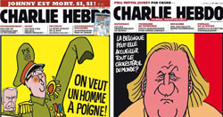 Politicians, actors, Popes, religions and more ... Charlie Hebdo has them in its sights.