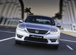 The Honda Accord's consumption is surprisingly light for a V6.