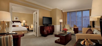 A Ritz-Carlton suite is just the place to enjoy all the amenities.