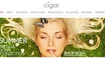 Smoking hot new website for Cigar Clothing