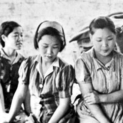 Comfort women (comfort girls) captured by the US Army, 14 August 1944. (Image: Public Domain)