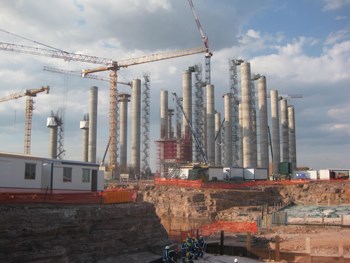 Medupi during construction in 2009. (Image: Eskom)