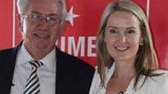 Professor John Simpson and Terry Murphy
