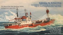 Exhibition of paintings of historic Antarctic ships