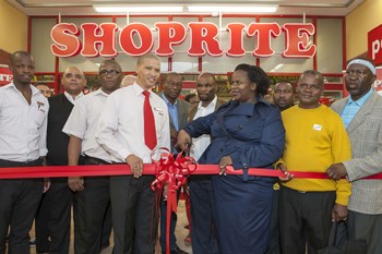 The opening of the new store in Langa.
