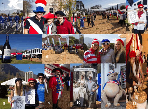 Don your red, white and blue for the Franschhoek Bastille Festival