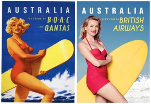 Airline advertising comes full circle with Naomi Watts