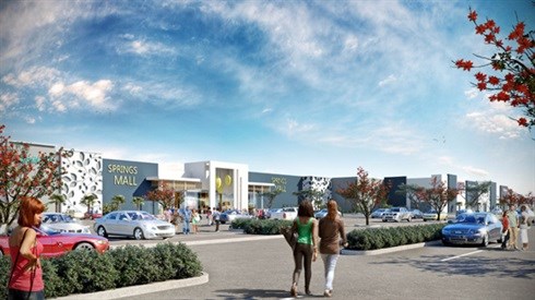 Iconic mall construction springs to life at Blue Crane Eco Park