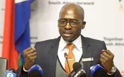 Home Affairs Minister Malusi Gigaba addresses the media on Wednesday. His department will expand access to the visa system this year.<p>Photographer: Trevor Samson