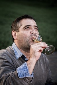 Razvan Macici, Nederburg cellar master, enjoying Edelkeur