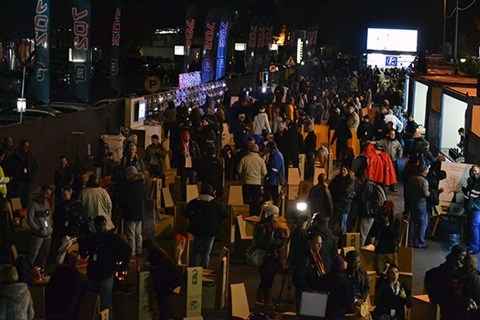 Gwen Lane in Sandton was home to more than 240 business leaders for a single night. Many found the experience of sleeping out on the street on a cold night gruelling. (Image: Shamin Chibba)