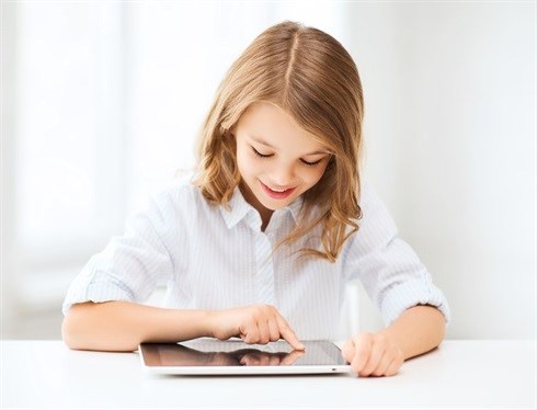 Kids drive touch screen sales