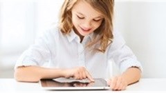 Kids drive touch screen sales