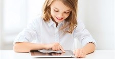 Kids drive touch screen sales