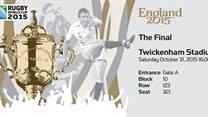 Rugby World Cup 2015 ticket design revealed