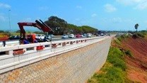 Mechanically stabilised earth wall system installed in Ballito