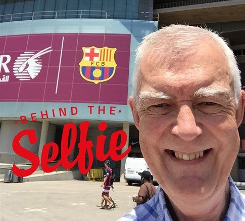 Yours truly at the Nou Camp stadium in Barcelona a few weeks ago. Makes Cambridge United's Abbey Stadium look a little... er... modest.