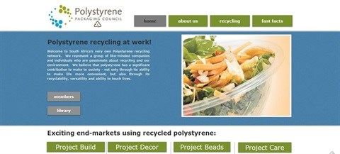 PSPC's new website a virtual showcase of recycled polystyrene