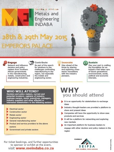 The Metals and Engineering Indaba 2015