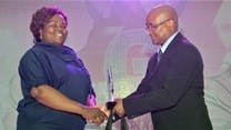 School soccer coach wins top women's sports award