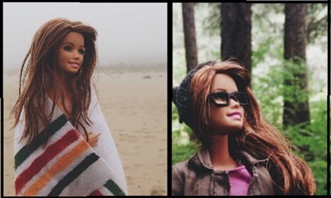 Hipster Barbie shows us that 'plastic is not fantastic' on social media