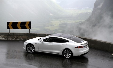 &quot;EV Rally Trollstigen Tesla Model S&quot; by . CC BY 2.0