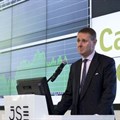 The UK’s Capital & Regional financial director Charles Staveley at the main board listing on the JSE on Wednesday.
Photographer: Martin Rhodes
Image source: