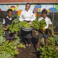 MySchool MyVillage MyPlanet funds edible garden