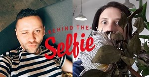 Donovan Goliath and Anne Hirsch. Comedian selfies – a class of their own.