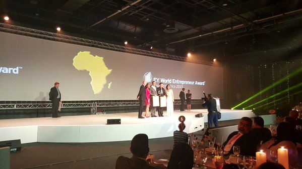 AfriGIS - proud finalist at 2015 EY World Entrepreneur Award