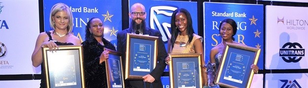 Previous winners of the Standard Bank Rising Star Awards.<p>Image: