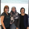 Judy Lain, Nahla Mesbah and Radiefa Williams (Wesgro Marketing)