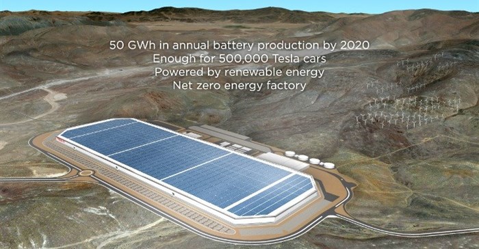 Tesla Gigafactory in Nevada,US