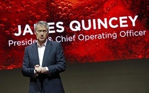 Coca-Cola Company president and chief operating officer James Quincey at the presentation of a new advertising campaign in Paris, France, on Tuesday.<p>Image credit: