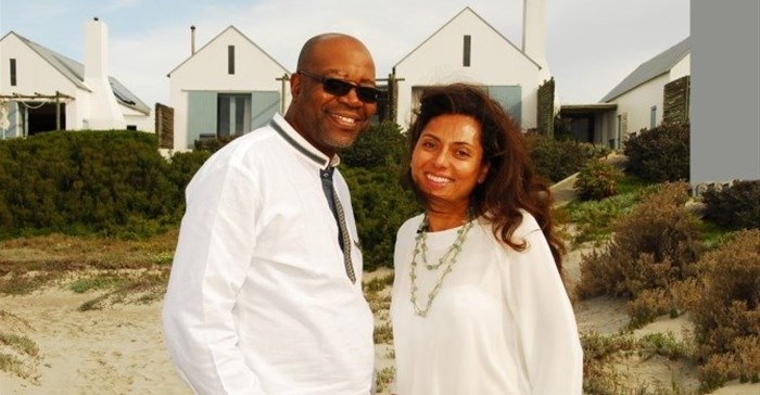 Dr. Luyanda Mpahlwa and Simone Jacke of the Strandloper Ocean Boutique Hotel