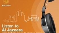 Al Jazeera's audio app provides access to a live audio stream