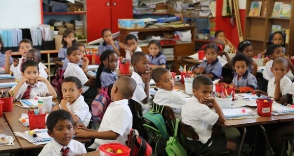 What it's all about: the students at Kannemeyer Primary School in Grassy Park, Cape Town.