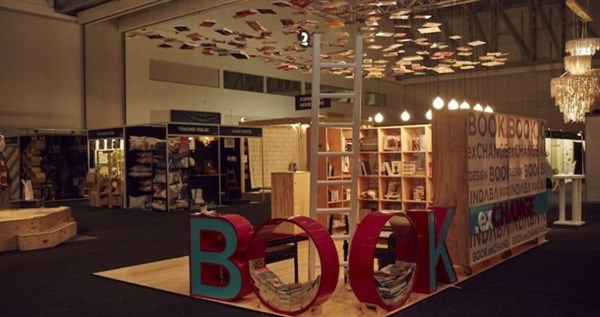 The BOOK.exCHANGE stand at Design Indaba Expo 2015.