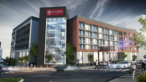 This artist’s impression is of the 169-room City Lodge Hotel Two Rivers in Nairobi which is currently under construction.