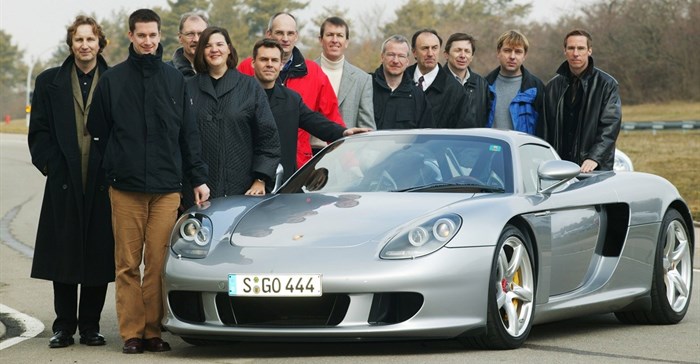 Porsche Carrera GT design team