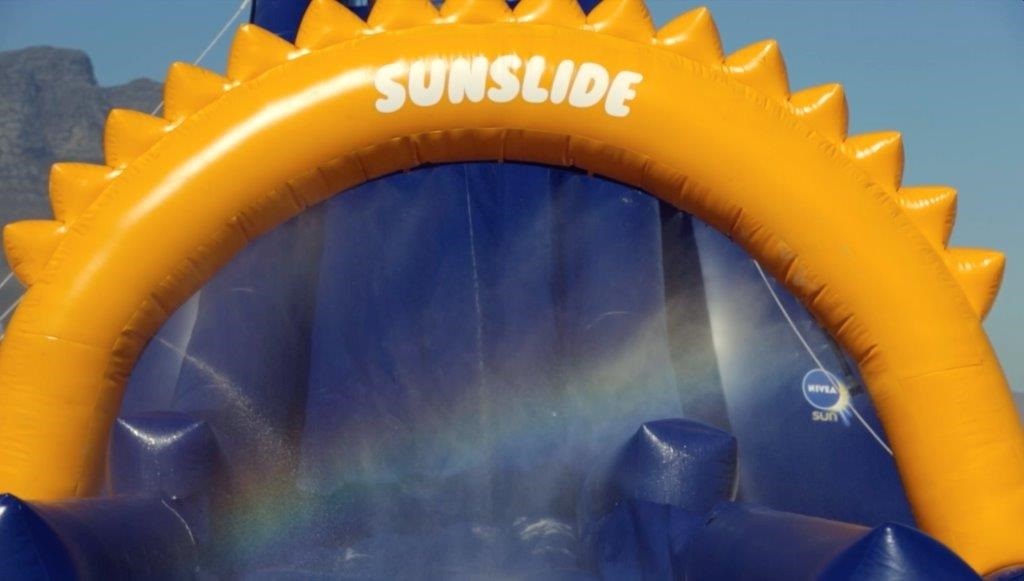 Nivea Sun protects Cape Town's kids with sunscreen-dispensing slip 'n slide