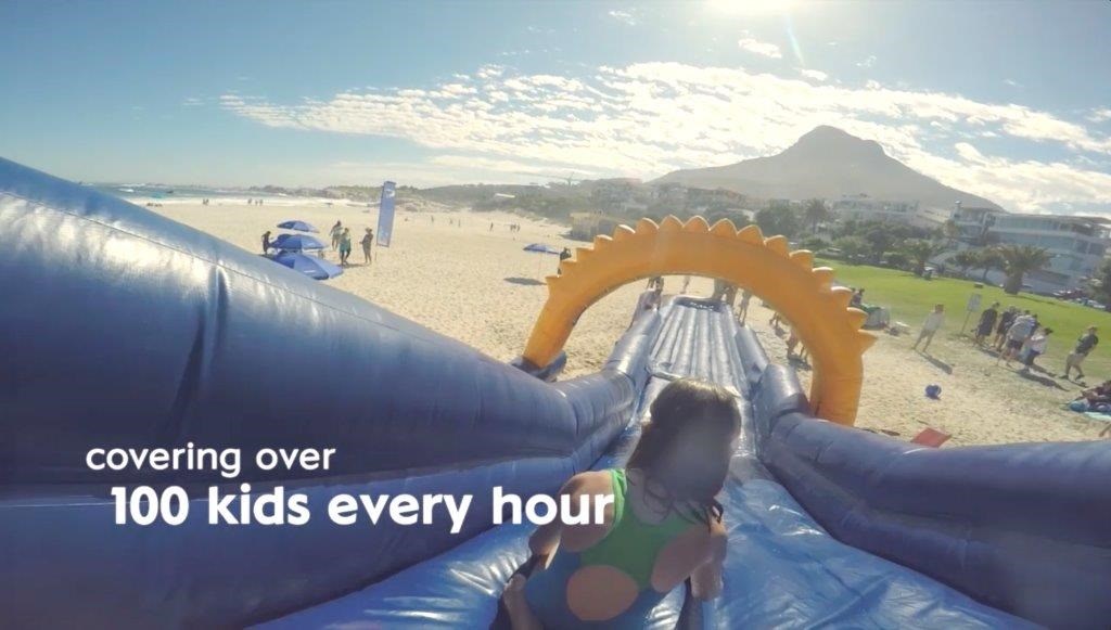 Nivea Sun protects Cape Town's kids with sunscreen-dispensing slip 'n slide