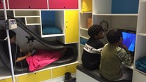 Red Cross provides chill-out pod for teen patients